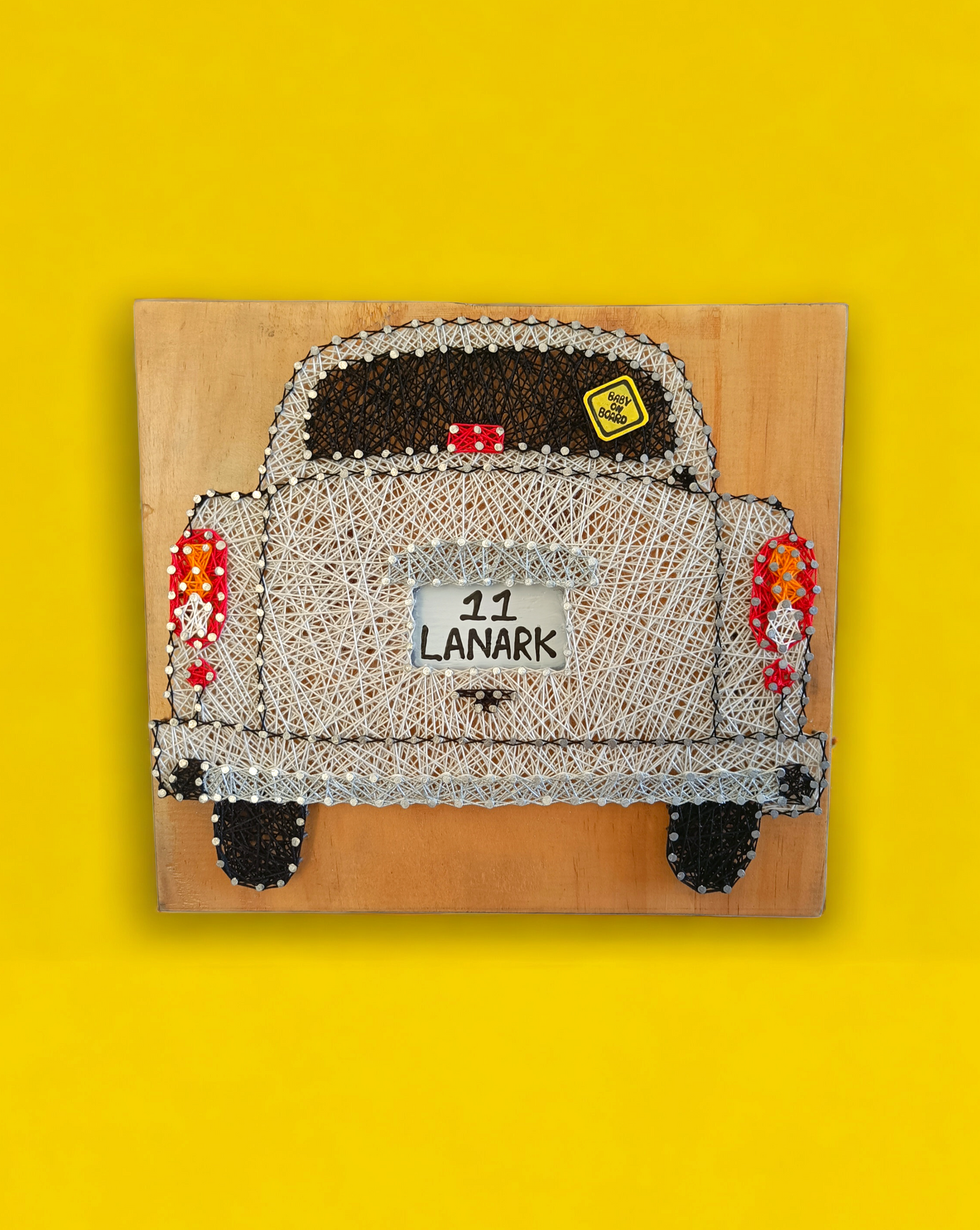 Custom Car Nail String Art
