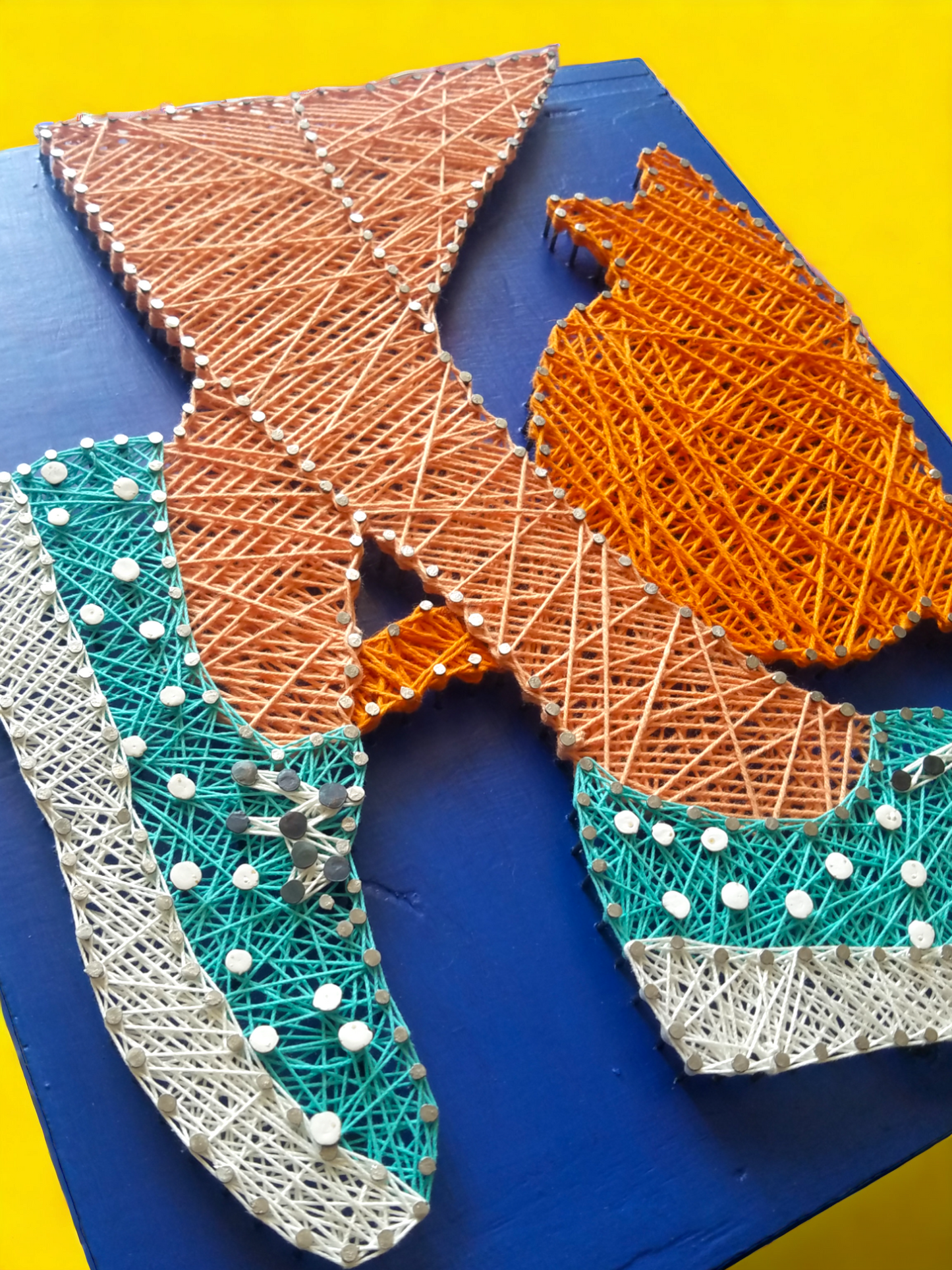 Custom Cat Nail String Art