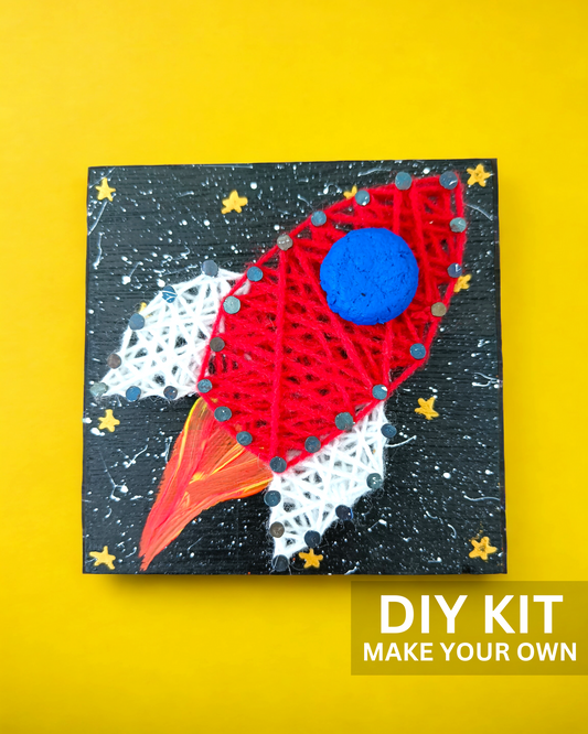 DIY Rocket String Art Kit