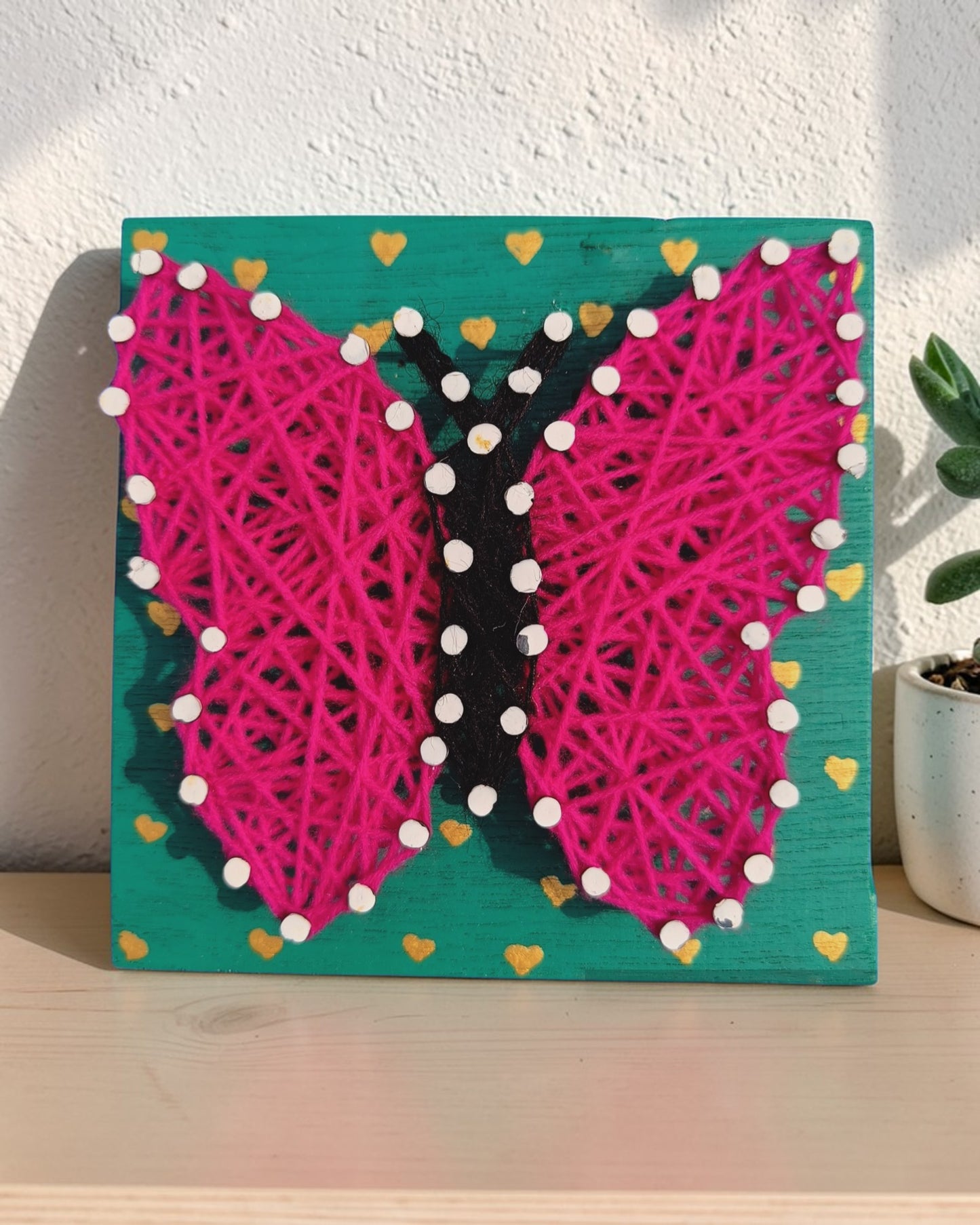 DIY Butterfly String Art Kit