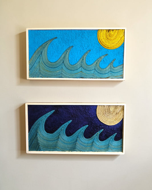 Day & Night Tides — Set of 2 Ghost Net Artworks