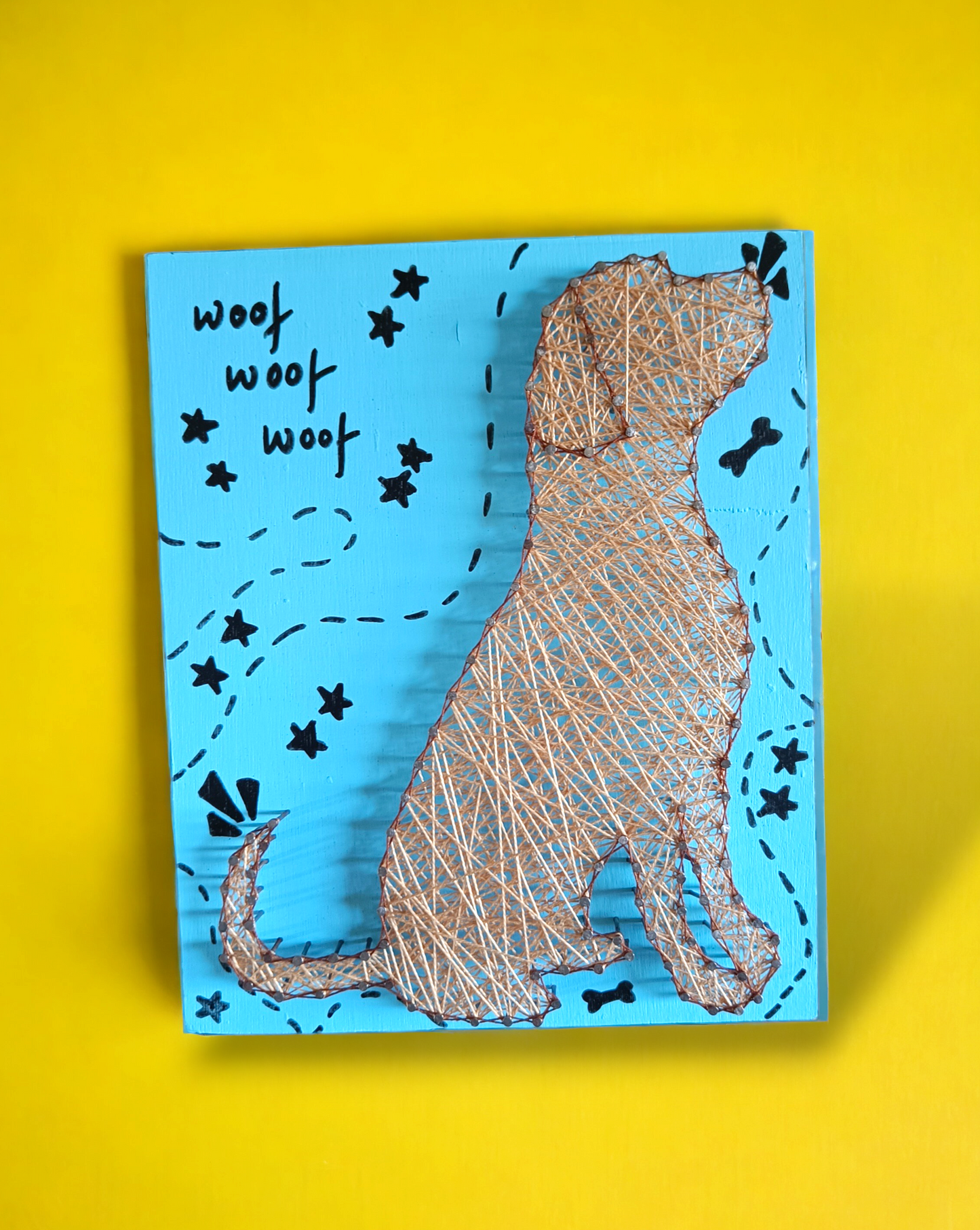 Dog Nail String Wall Decor