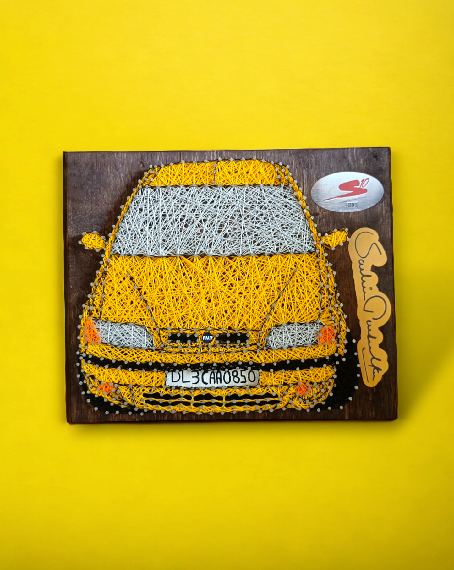 Custom Car Nail String Art