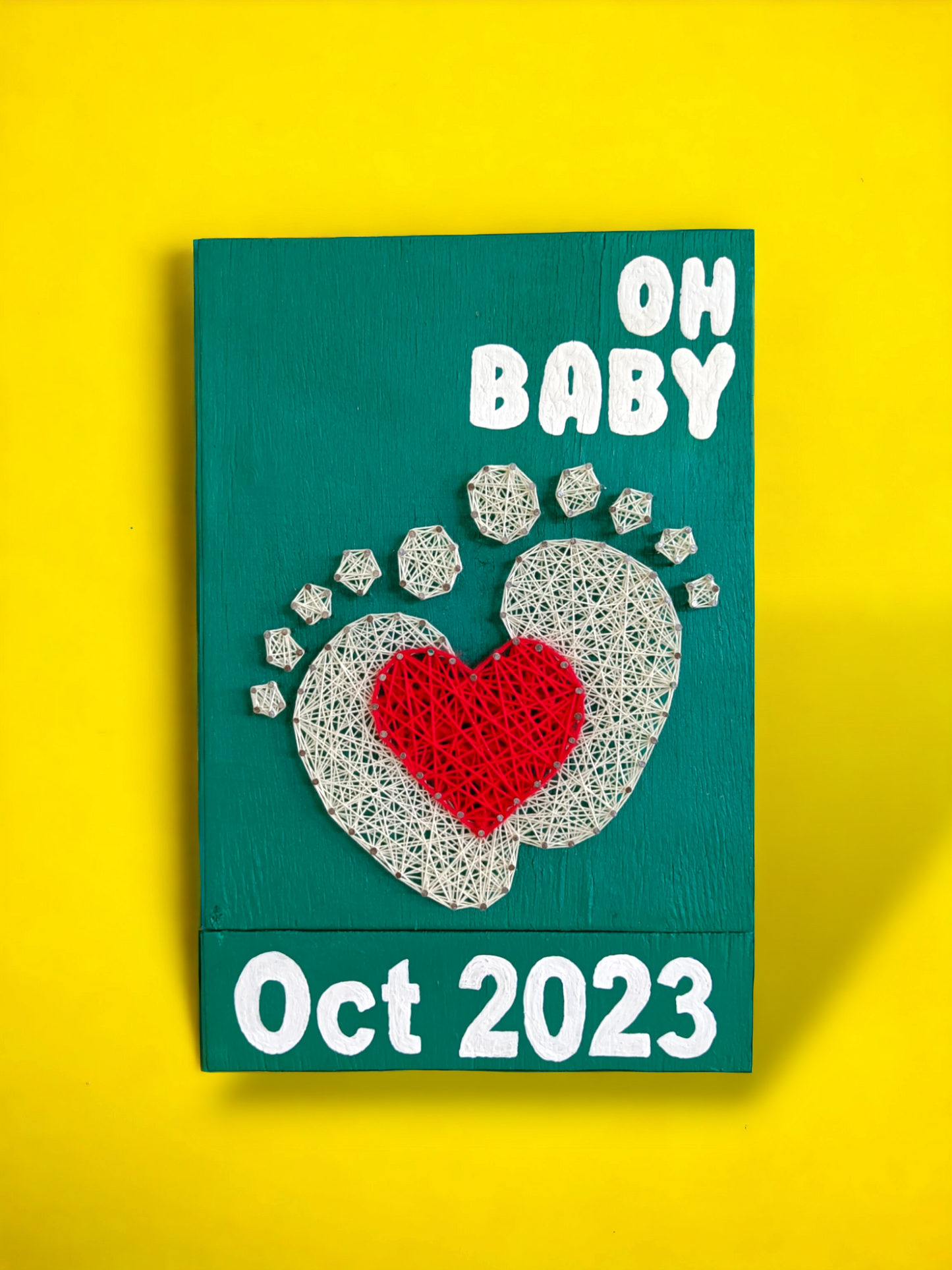 Custom Pregnancy Announcement- Modular Wall Decor