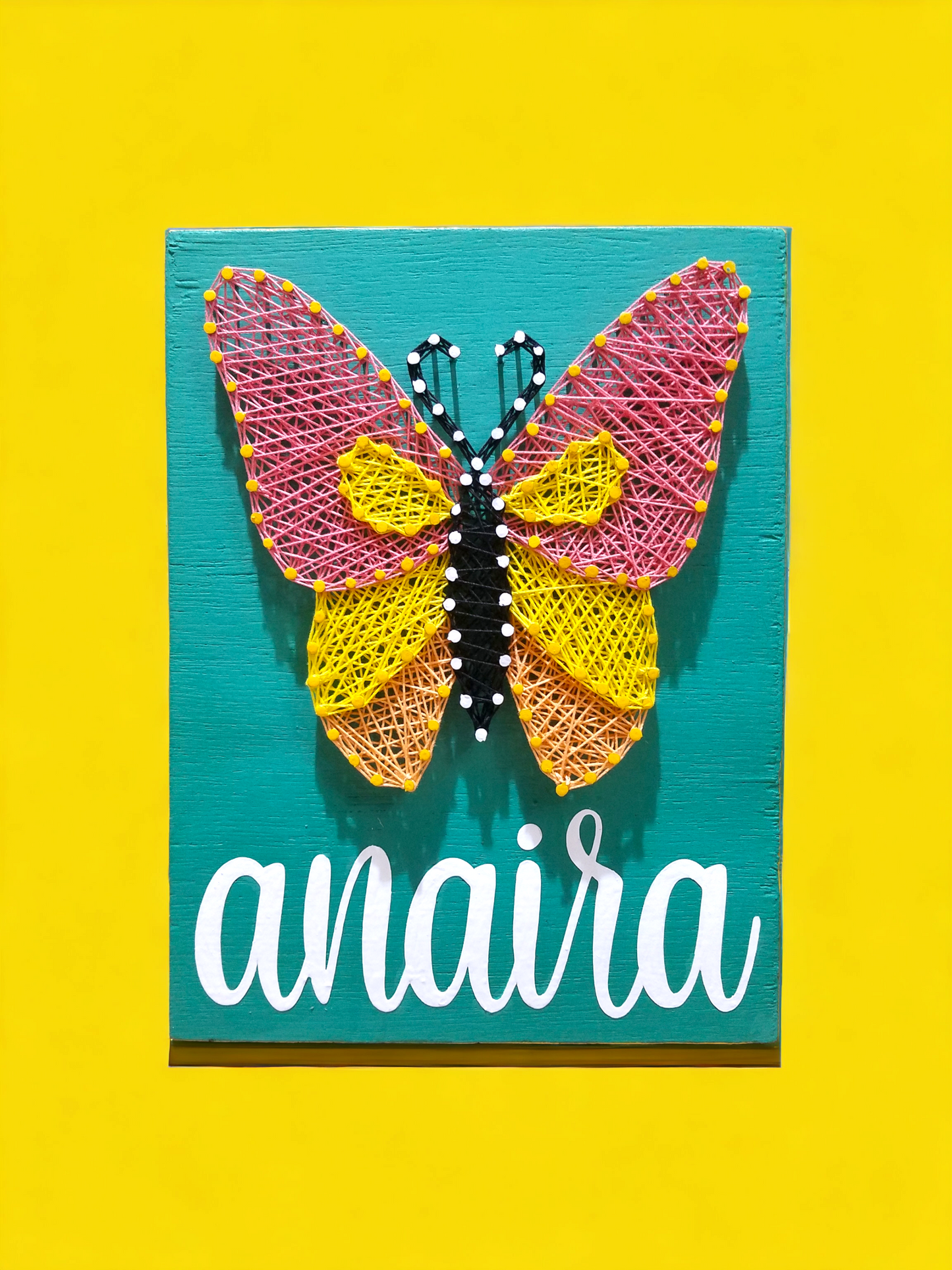 Custom Butterfly Nameboard