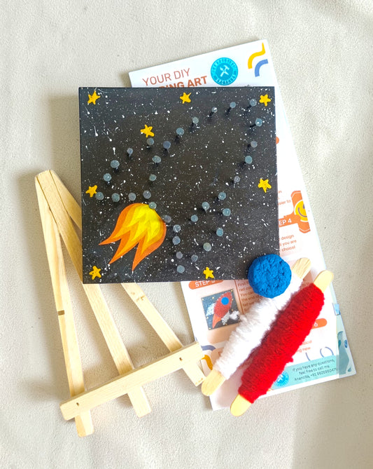 DIY Rocket String Art Kit