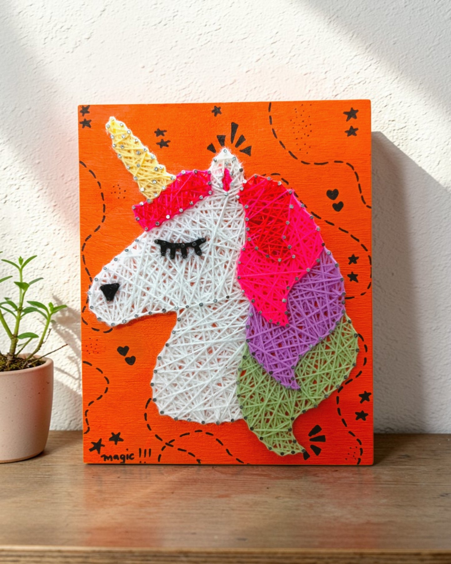 DIY Unicorn String Art Kit