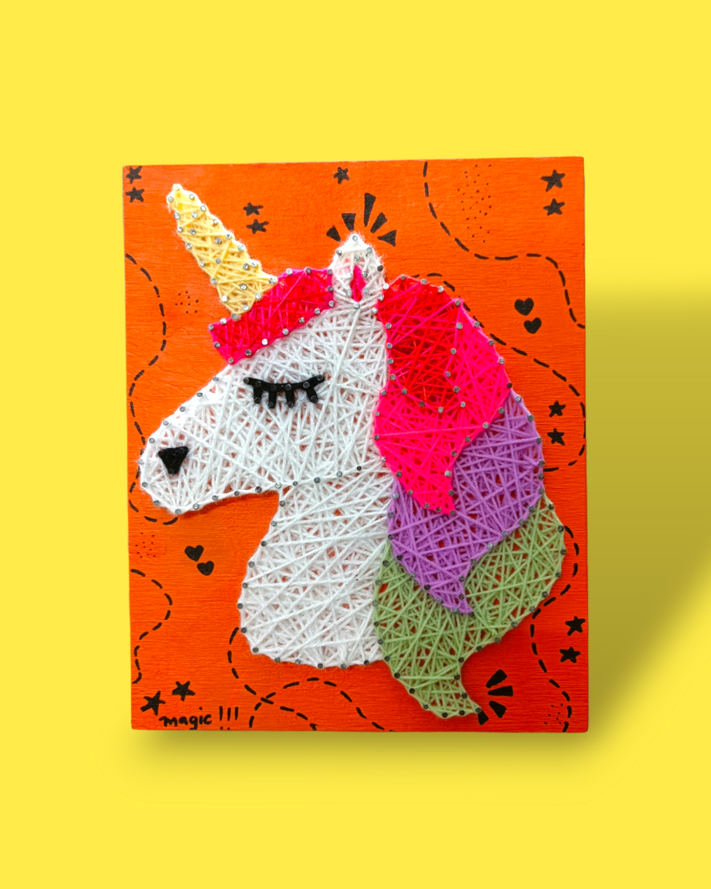 DIY Unicorn String Art Kit