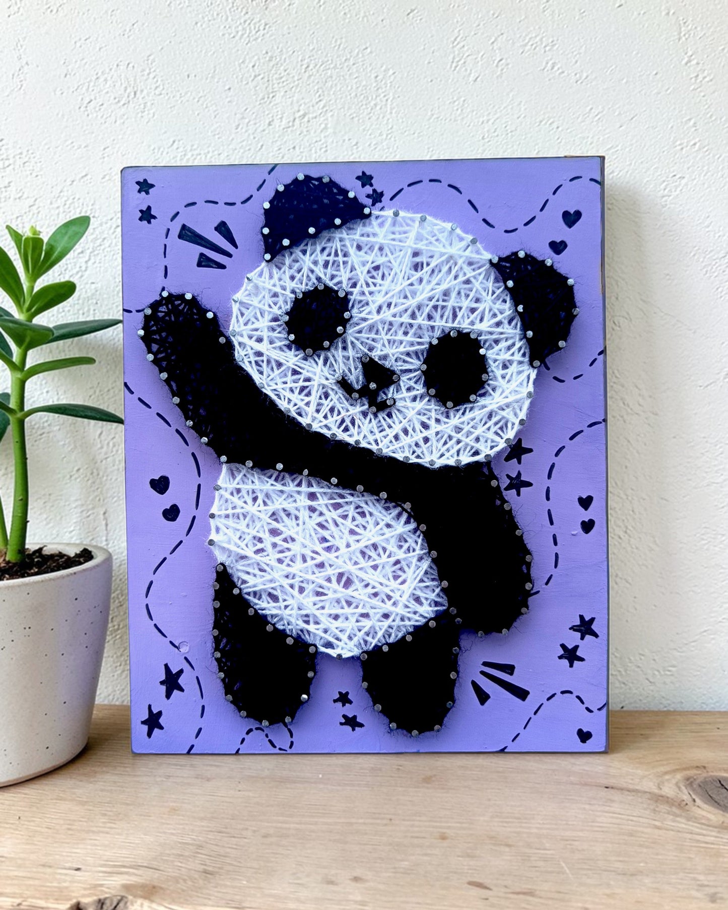 DIY Panda String Art Kit