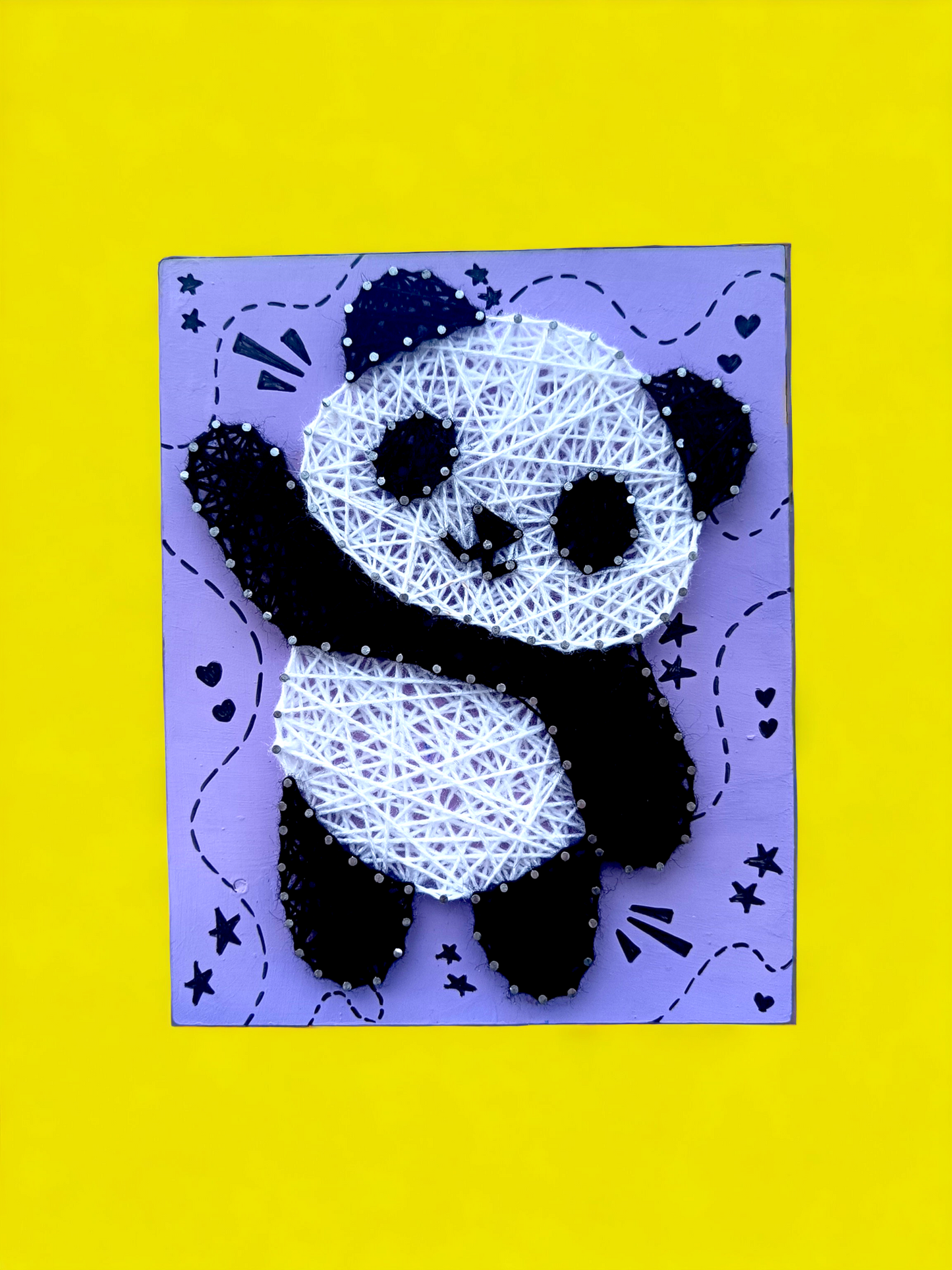 DIY Panda String Art Kit