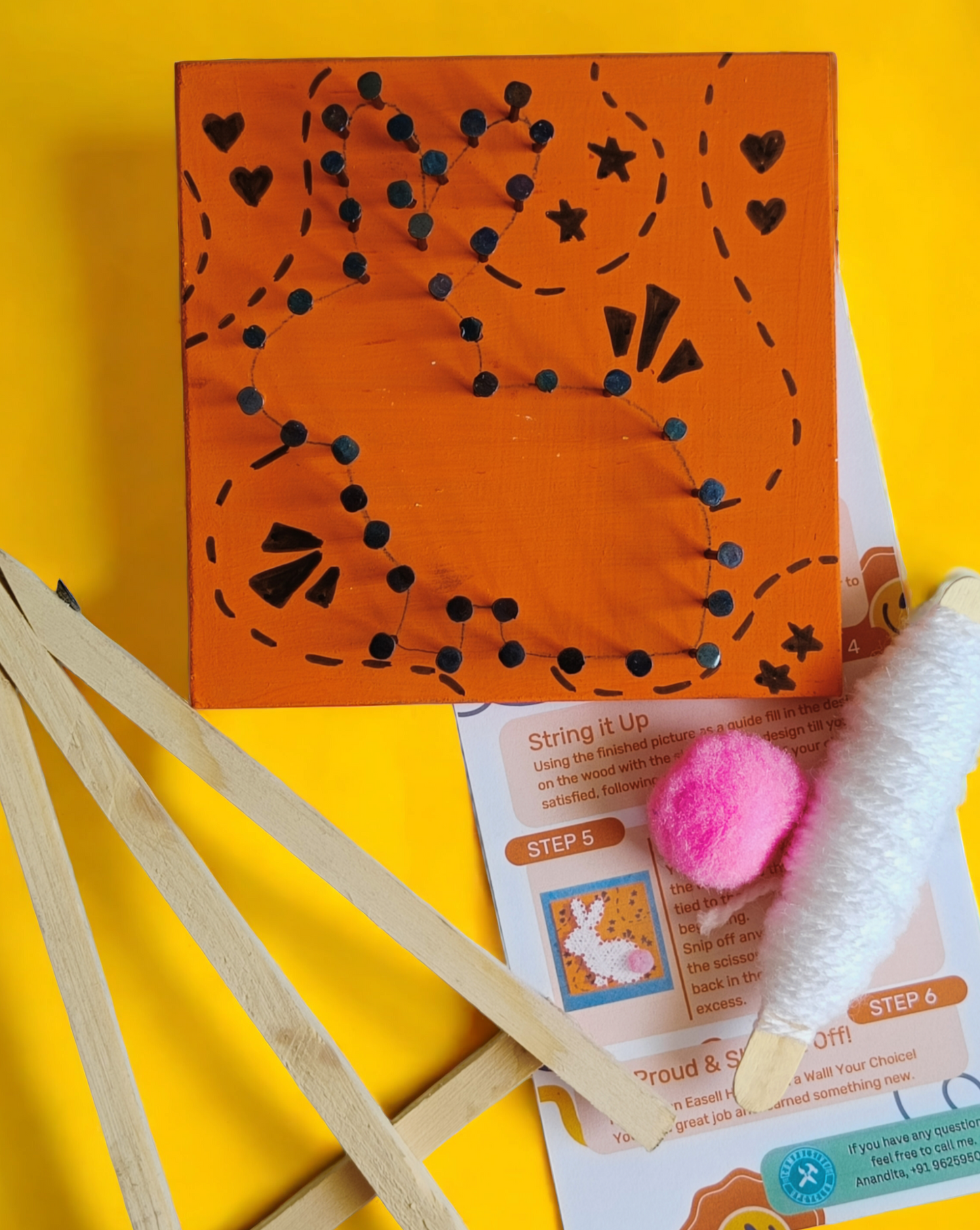 DIY Bunny String Art Kit