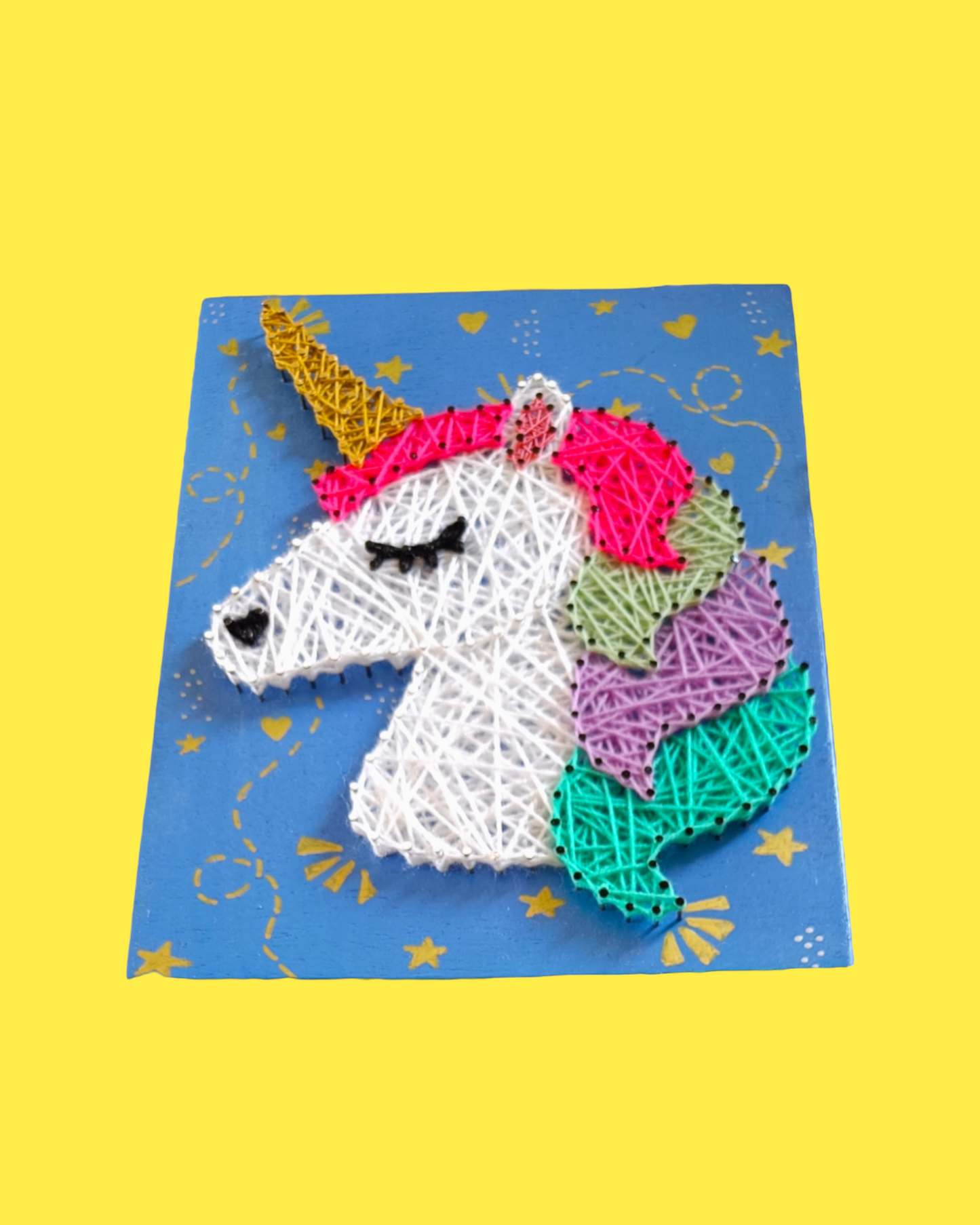 Unicorn Nail String Art