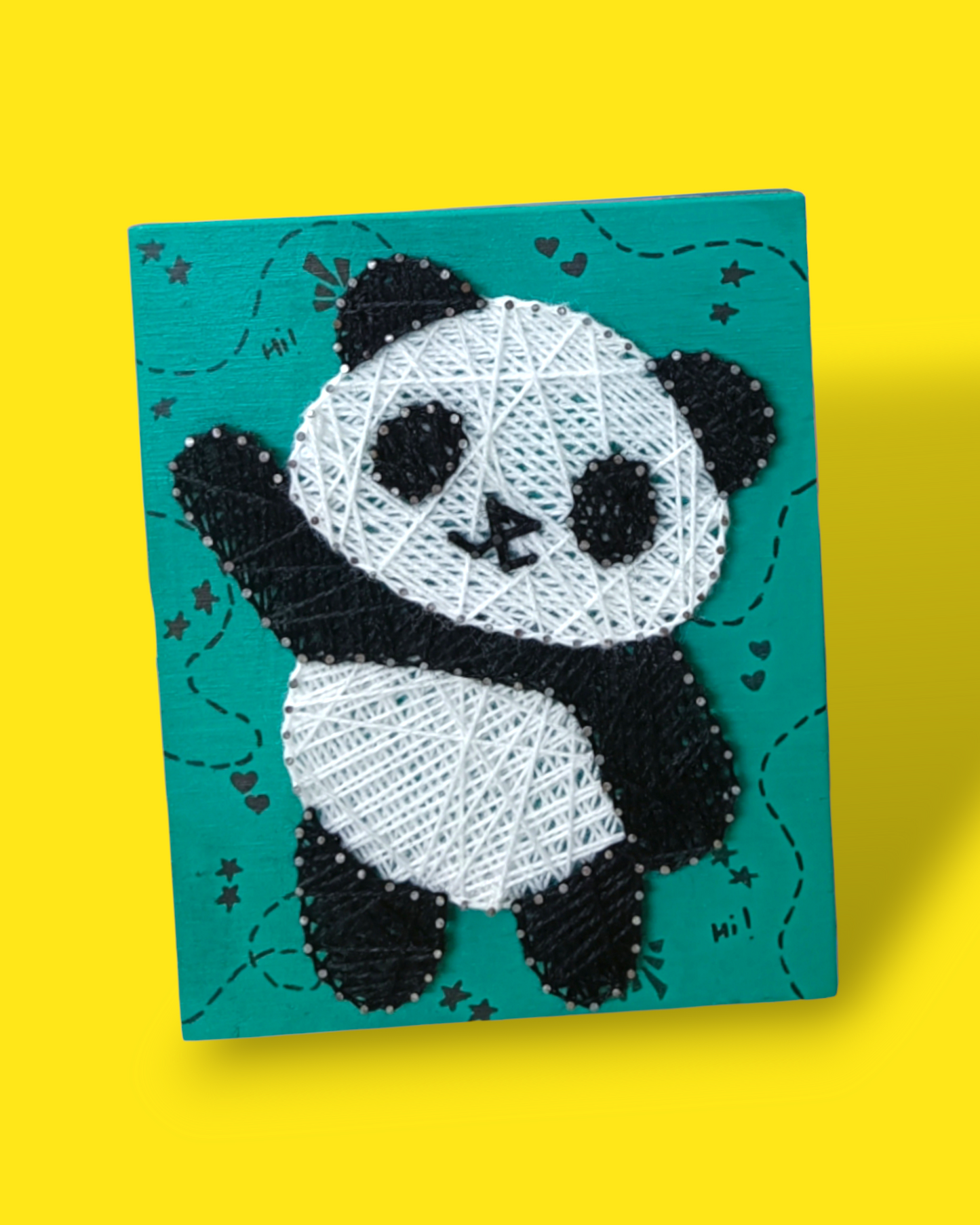 Panda Nail String Art